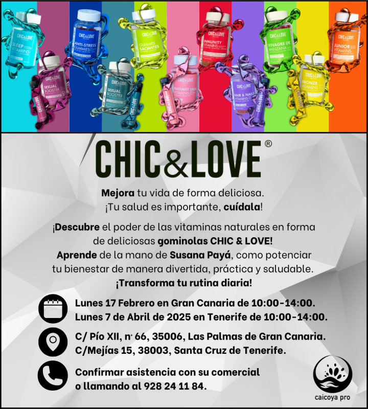 Chic & Love, mejora tu vida de forma deliciosa.